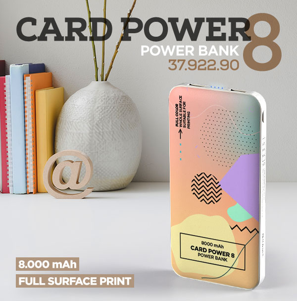 card power 8 power bank impress
