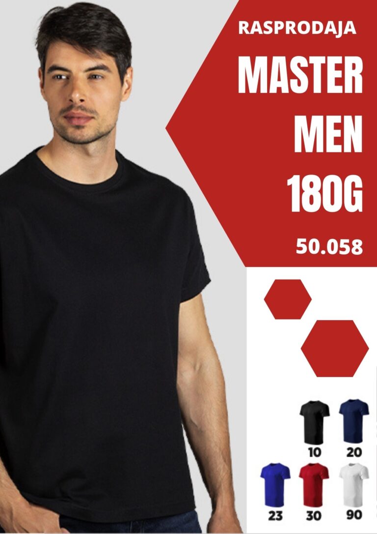 Rasprodaja MASTER MEN 180g majica