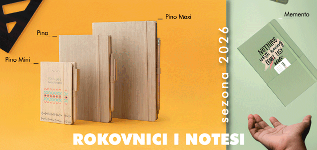 KOLEKCIJA ROKOVNIKA I NOTESA ZA SEZONU 2026