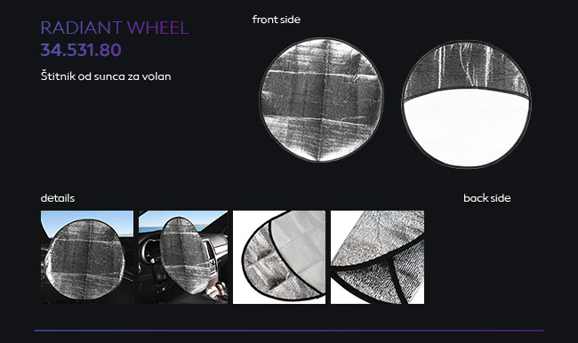 radiant wheel stitnici za auto impress