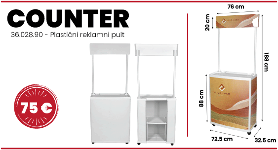 counter promo pult impress