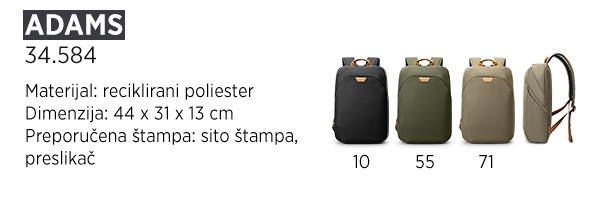 adams poslovni ranac impress