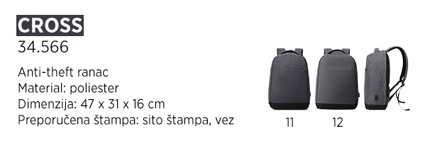 cross poslovni ranac impress2