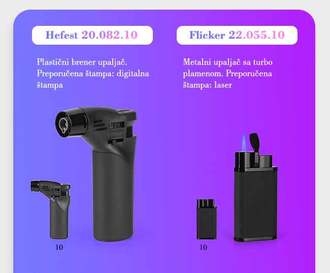 hefest i flicker brener upaljaci impress