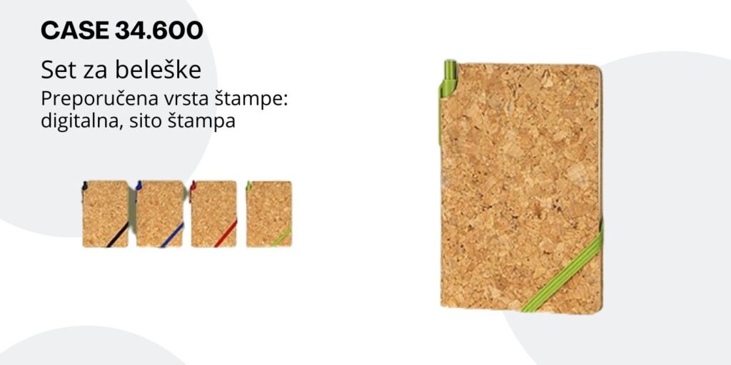 case set za beleske impress