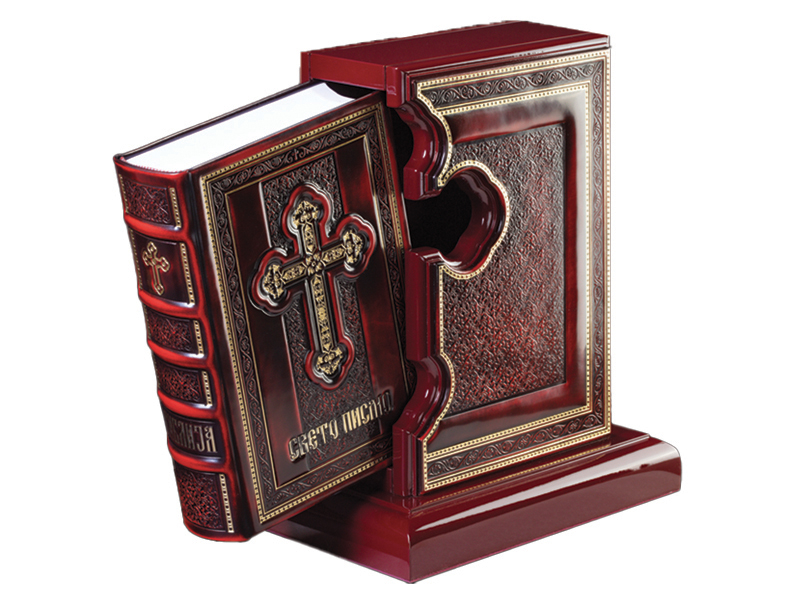 01. Biblija sa postoljem Krst – ručno polirana 544