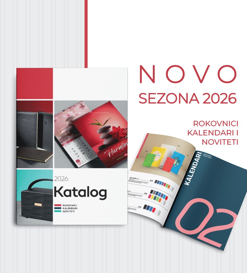 Katalog rokovnika kalendara i noviteta sezona 2026