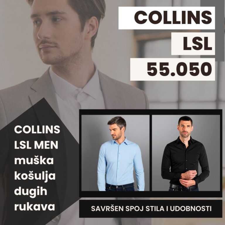 COLLINS LSL MEN muška košulja dugih rukava