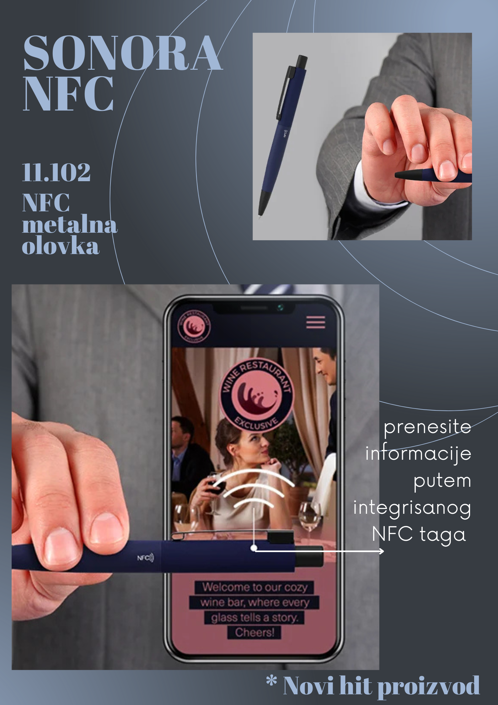 sonora nfc olovka impress