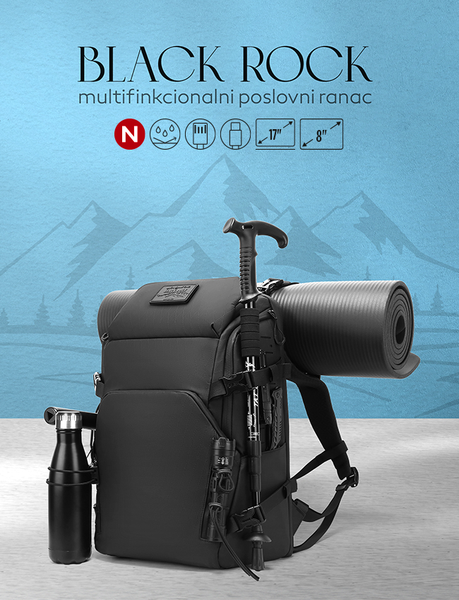 BLACK ROCK multifunkcionalni ranac