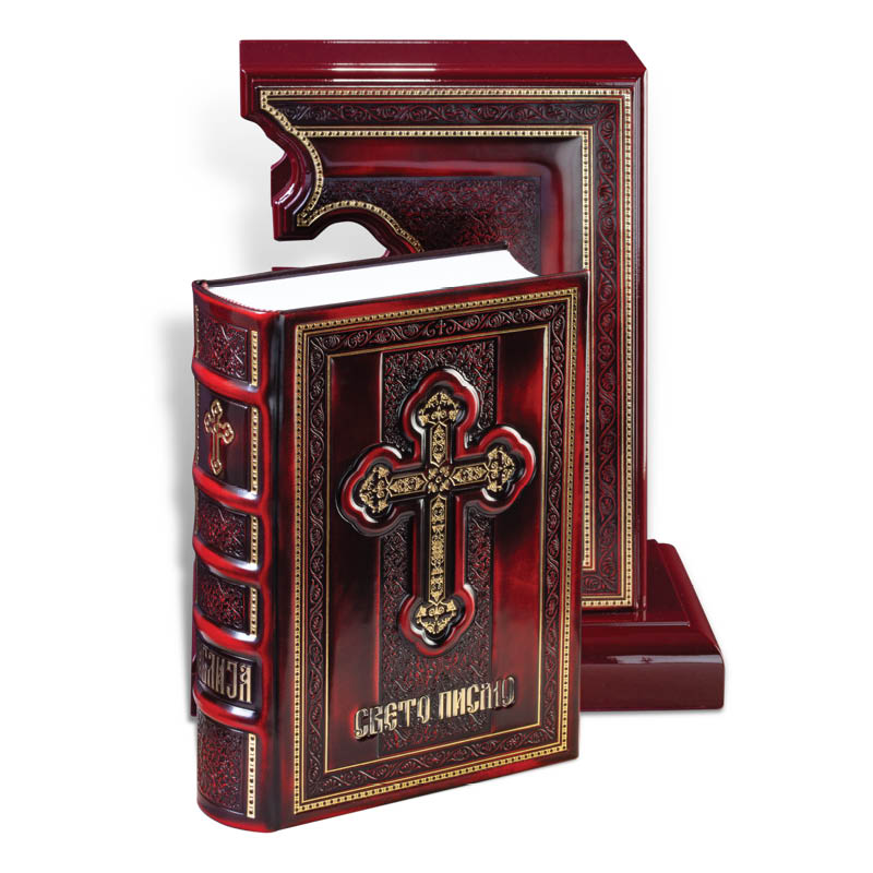 Biblija sa postoljem Krst – rucno polirana5